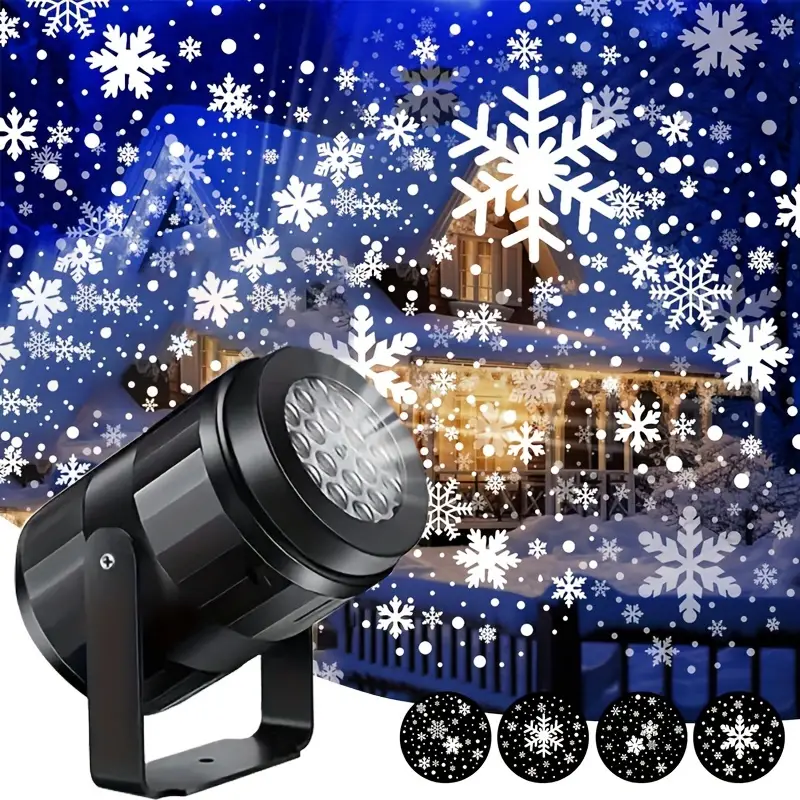 Magic Snowflakes Christmas Projector – LED light show for indoor and outdoor
