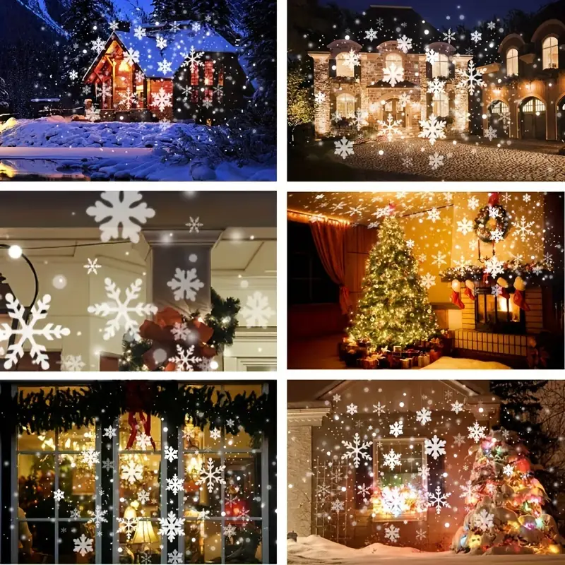 Magic Snowflakes Christmas Projector – LED light show for indoor and outdoor