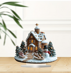 Shining Gingerbread House – Charming Christmas table decoration with lighting