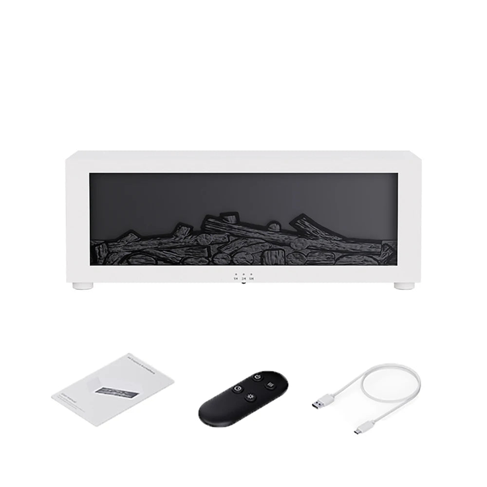 Air Humidifier and Air Purifier with Aromatherapy Flame Effect