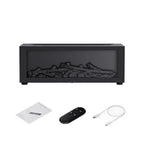 Air Humidifier and Air Purifier with Aromatherapy Flame Effect