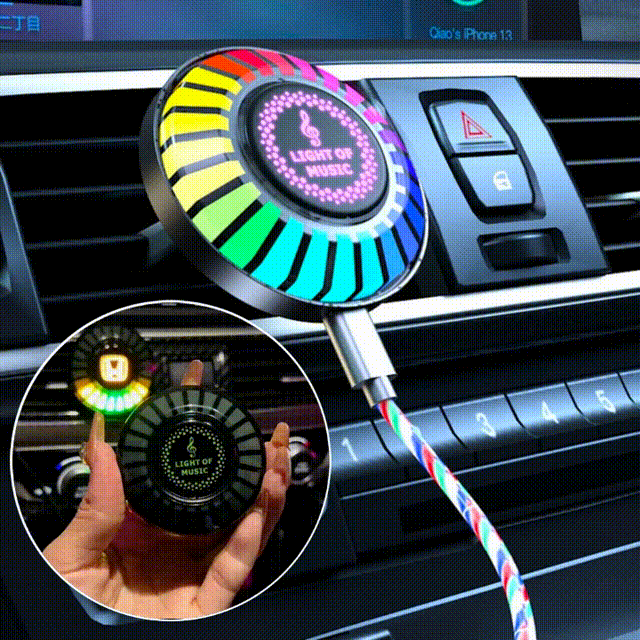 Auto Sound Pickup Light | Portable RGB Fun on the Go