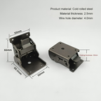 Foldable Hinge Mount | Smart Support for Small Spaces