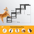 Folding Car Stair for Dogs | Safe Climbing for Puppies