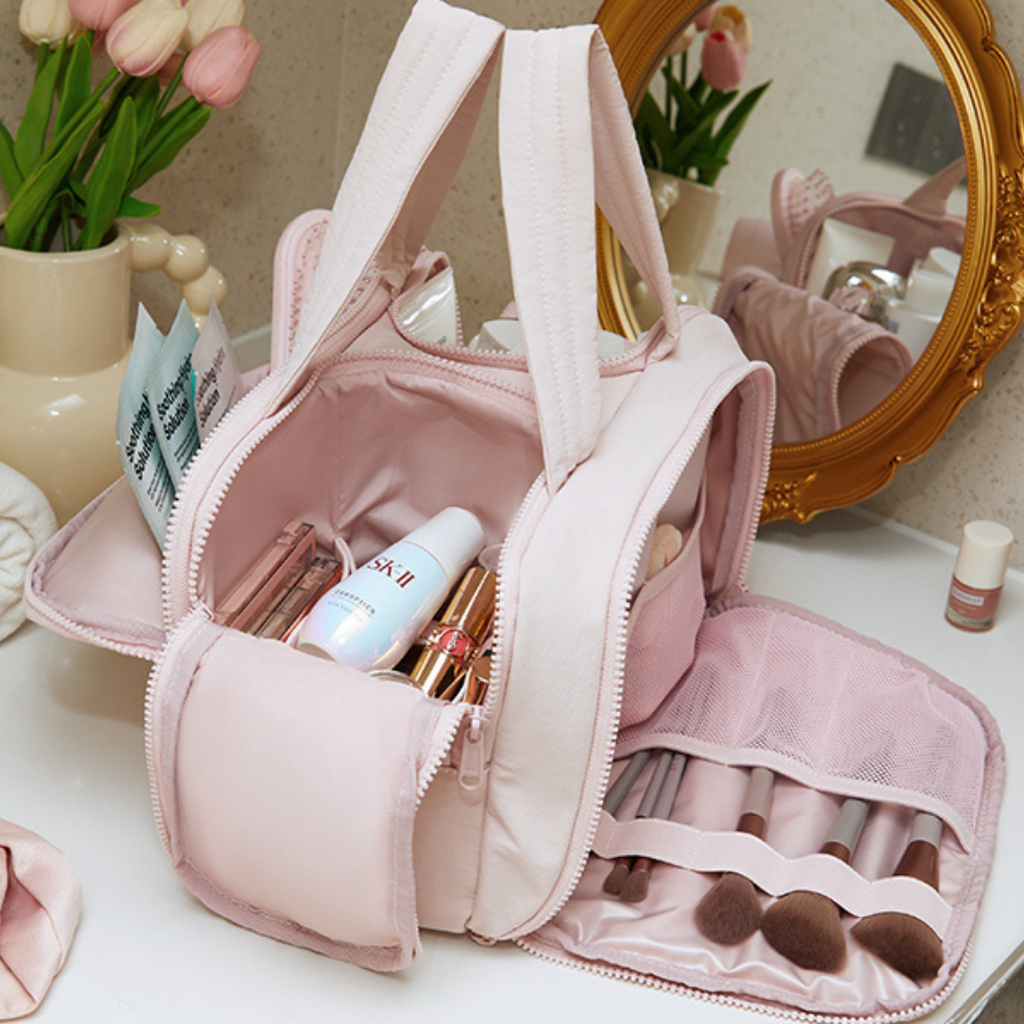 Multipurpose Toilet Bag | Soft, Spacious, 4-in-1 Organizer