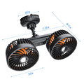 AeroBreeze Car Fan | Wireless fan with 4000 mAh battery and 3 fan speeds