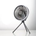 Portable Wireless Camping Fan with LED Lamp and USB Charging