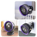 Mini USB Fan with Battery, Flexible Mounting and Mobility
