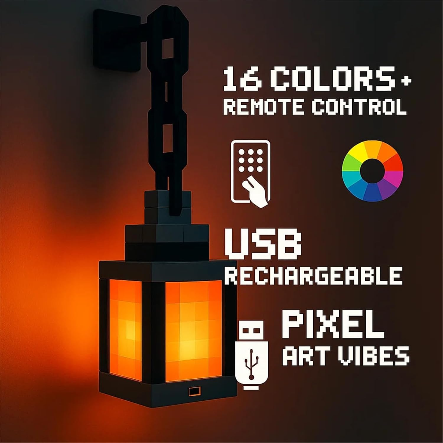 Pixel Lantern | Bring retro magic to any room