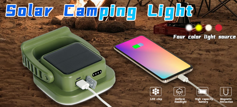 Rechargeable LED Camping Lamp with Magnets