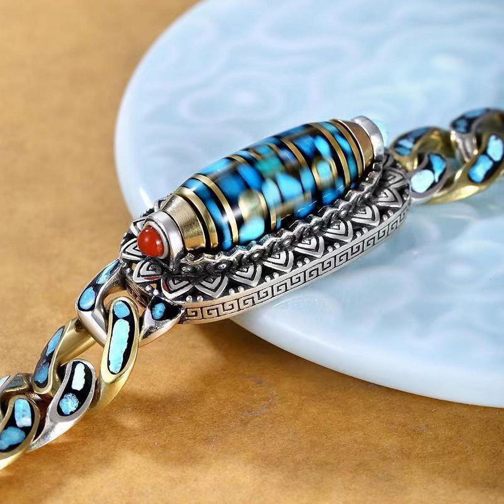 Guardian Dzi-Bracelet | Spiritual Protection & Peace