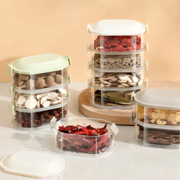 Stackable spice organizers | Elegant, sturdy and functional