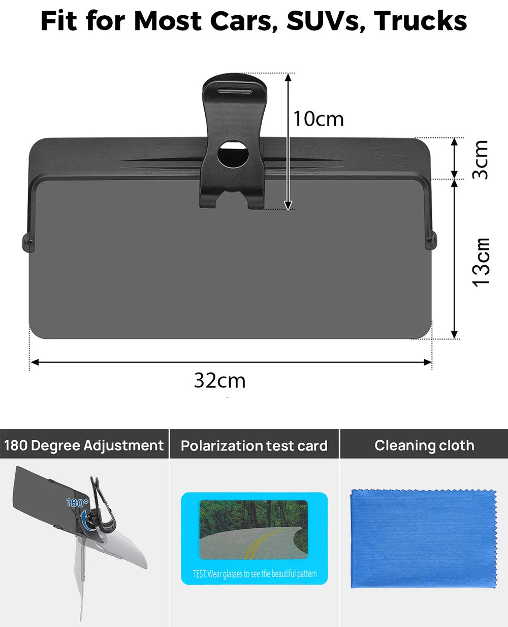 Polarized Car Sun Visor