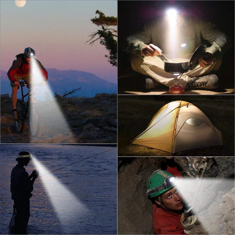 Rechargeable Waterproof LED Headlamp