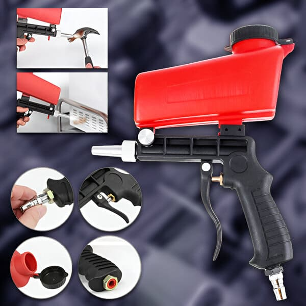 Multi-purpose sandblasting gun
