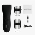 Men's body hair trimmer and women's razor with bikini attachment