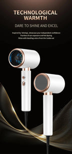High-performance hair dryer 2400W with cold and warm air function - Ion technology