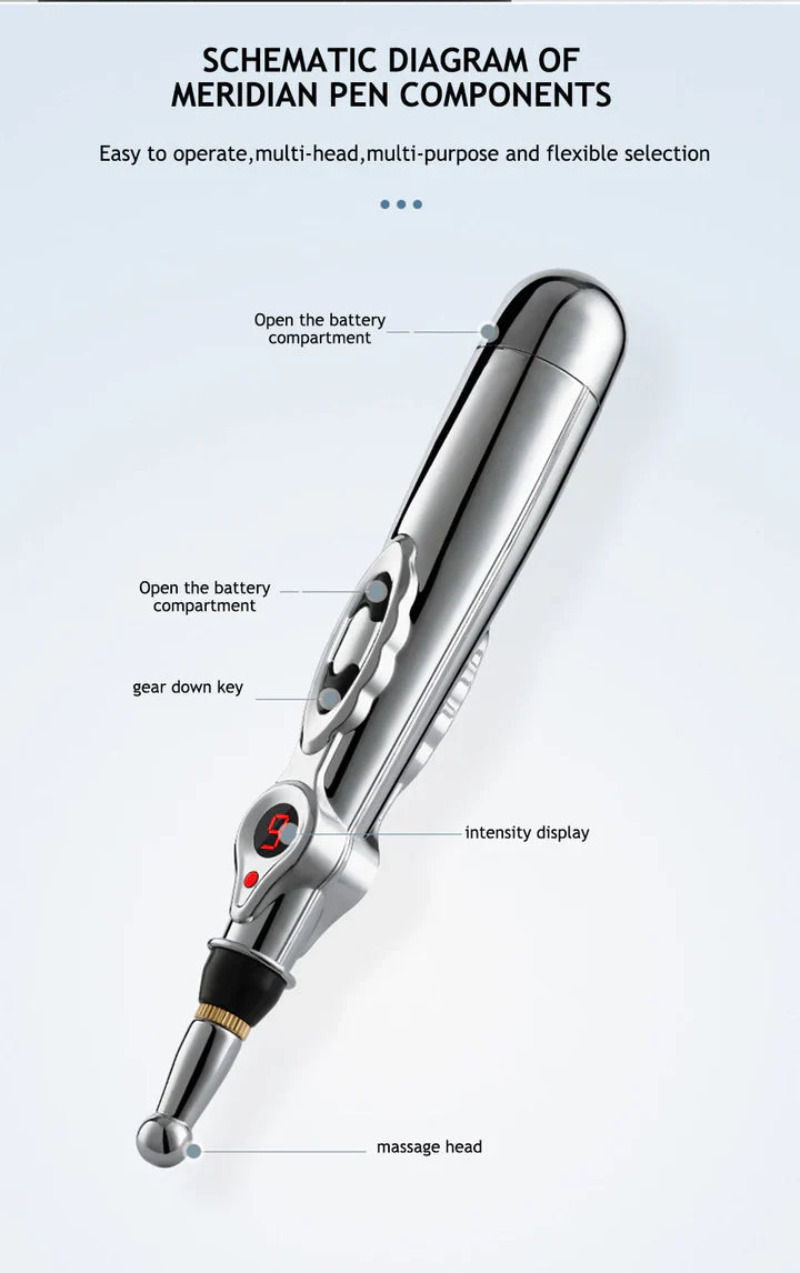 Electronic Acupuncture Pen | Meridian Massage Device for Pain Relief