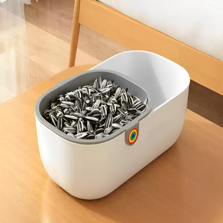Practical Snack Bowl | 2-tier Design for Clean Snacking