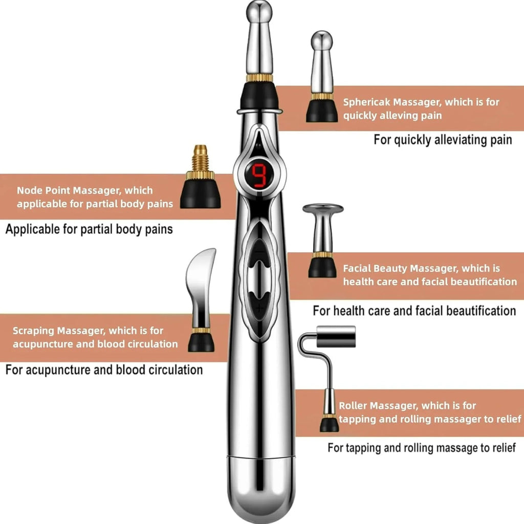 Electronic Acupuncture Pen | Meridian Massage Device for Pain Relief