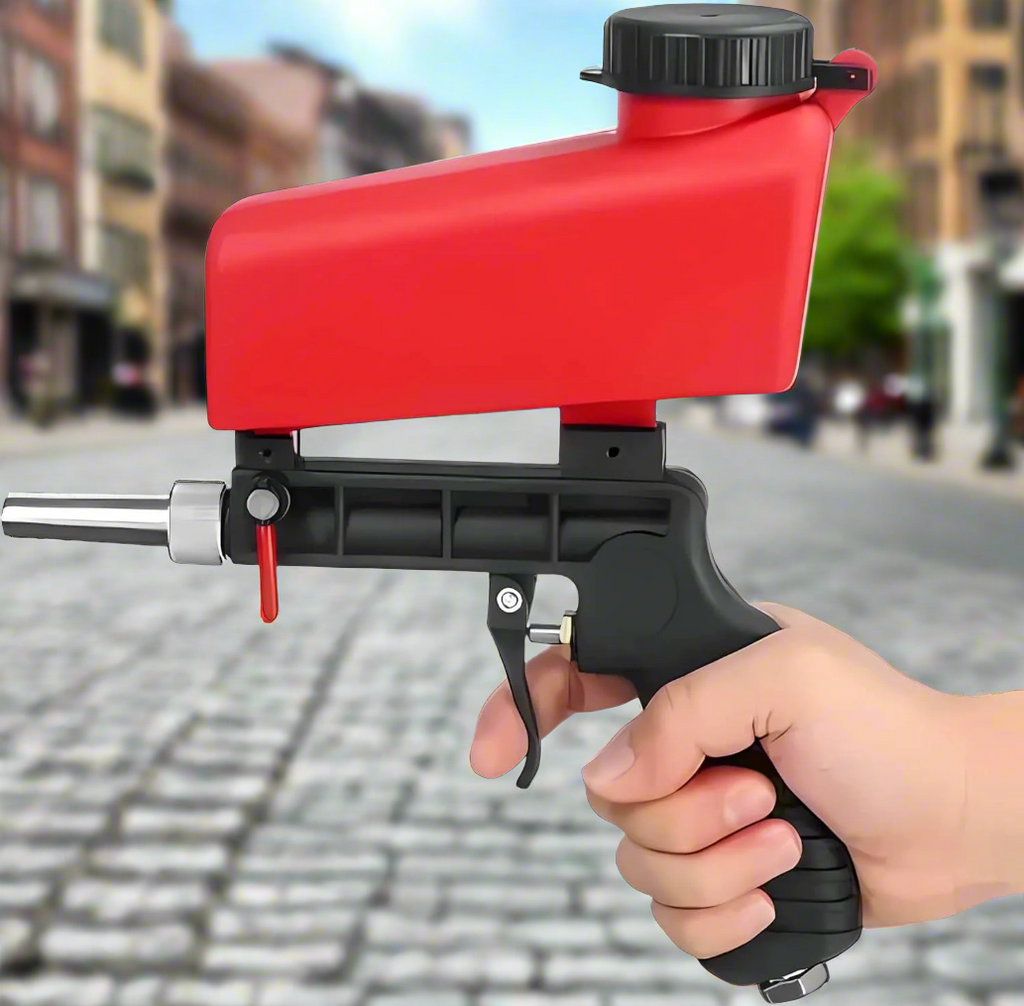 Multi-purpose sandblasting gun