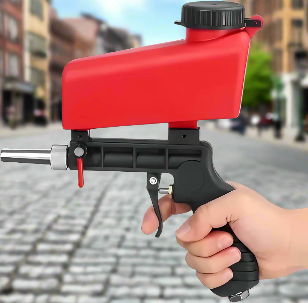 Multi-purpose sandblasting gun