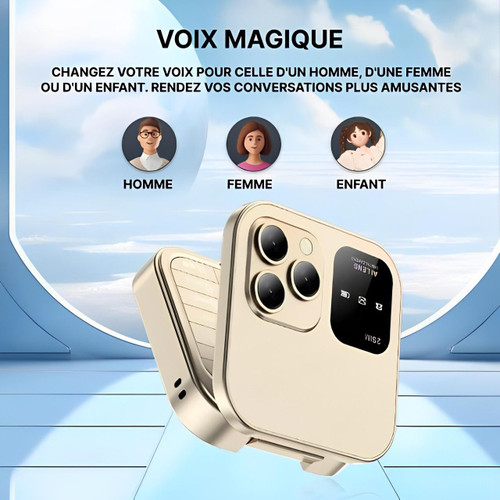 Foldable Dual-SIM Phone with 1.77-Inch HD Screen and TF Card Slot