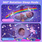 Carousel Projector Night Light With Bluetooth Speaker