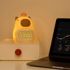 Cute Capybara Night Light LED – Children's Alarm Clock & Night Lamp for Bedroom
