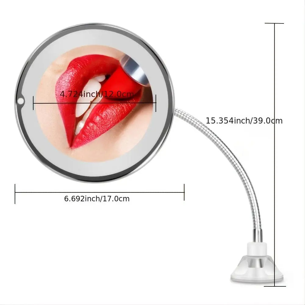 Flexible Gooseneck Makeup Vanity Mirror
