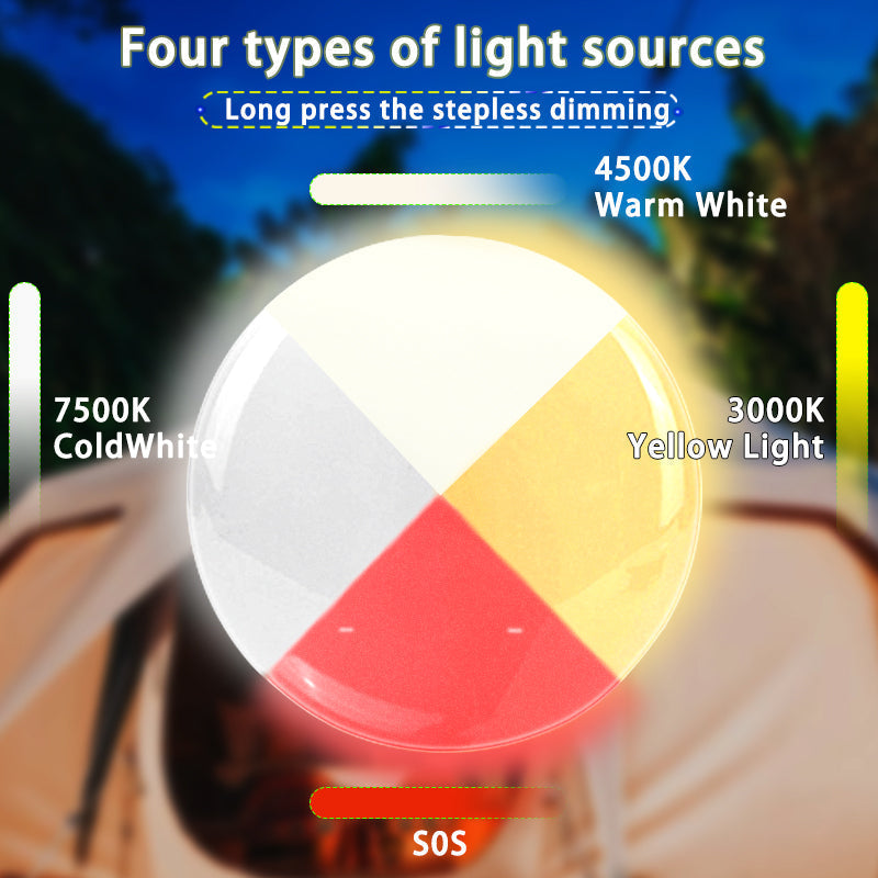 Rechargeable LED Camping Lamp with Magnets