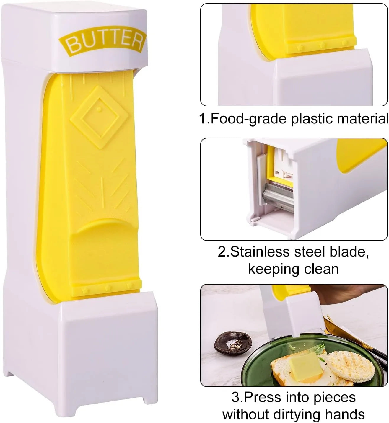 Portable Butter Cutter & Cheese Slicer