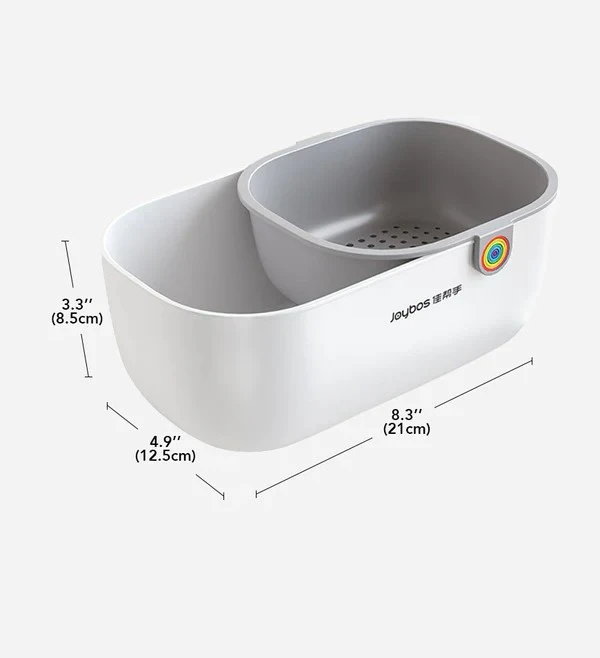 Practical Snack Bowl | 2-tier Design for Clean Snacking
