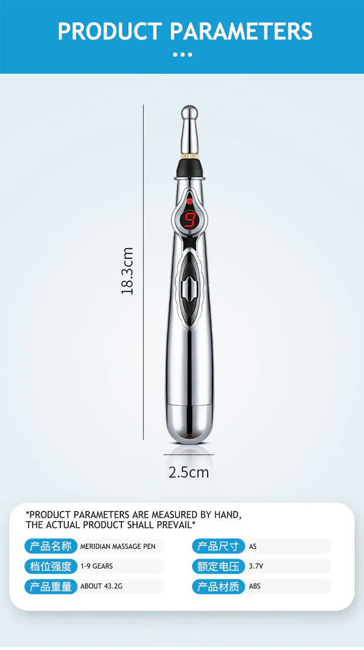 Electronic Acupuncture Pen | Meridian Massage Device for Pain Relief