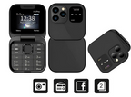 Foldable Dual-SIM Phone with 1.77-Inch HD Screen and TF Card Slot
