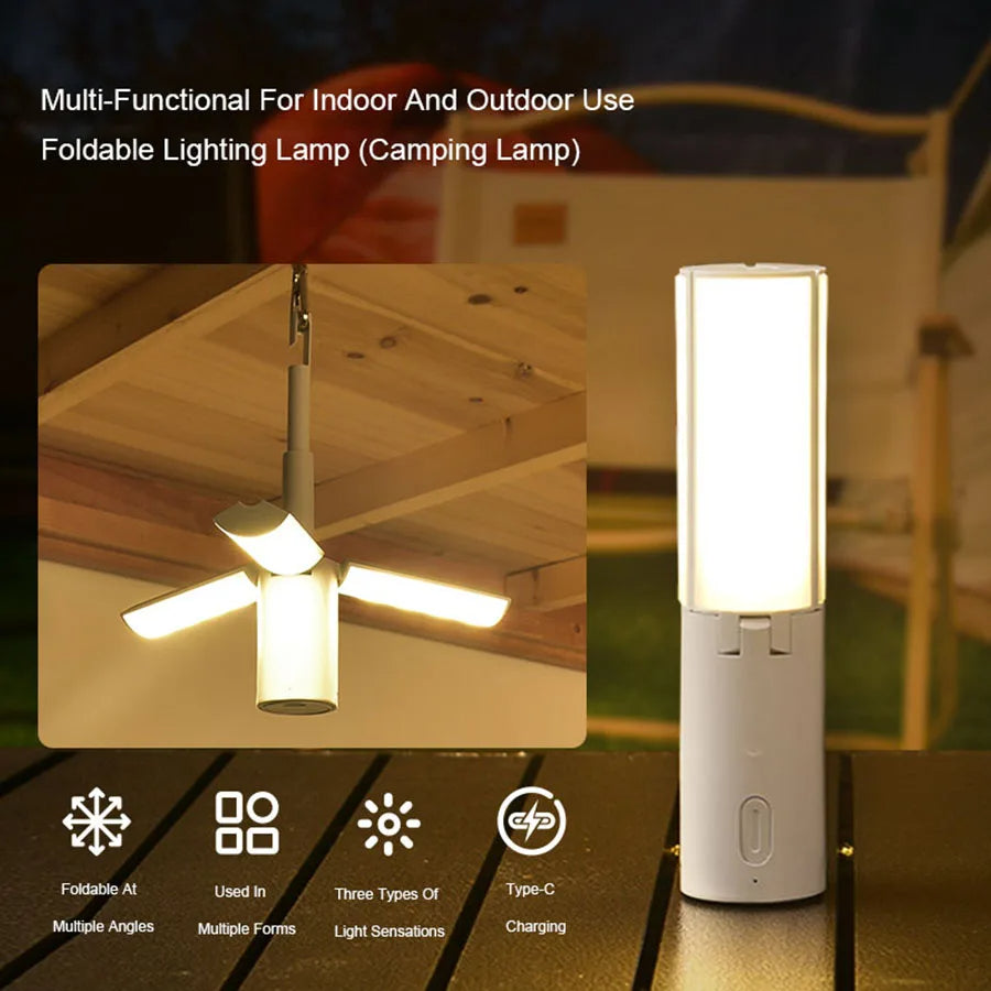 Folding Camping Lantern with 3 Light Modes