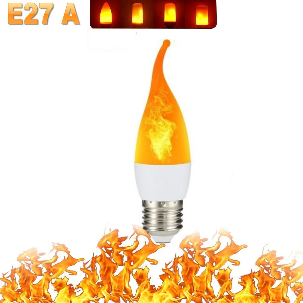 LED Party Lamp with 4 Fire Modes