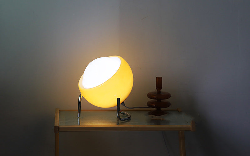 Scandinavian Glass Table Lamp for Atmosphere