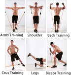 Home Fitness Resistance Bands 12 piece Set