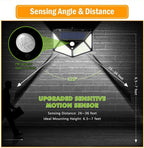 Versatile solar light - Weatherproof LED outdoor lamp with motion sensor