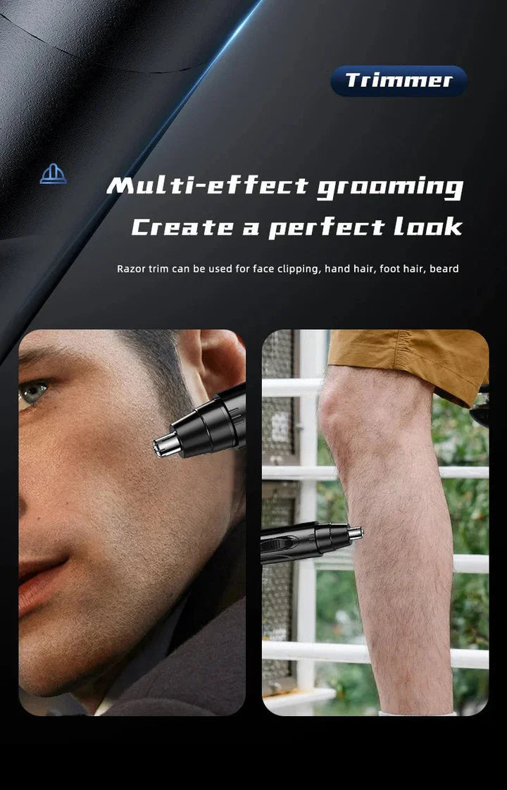 Professional painless nose and ear hair trimmer for men and women