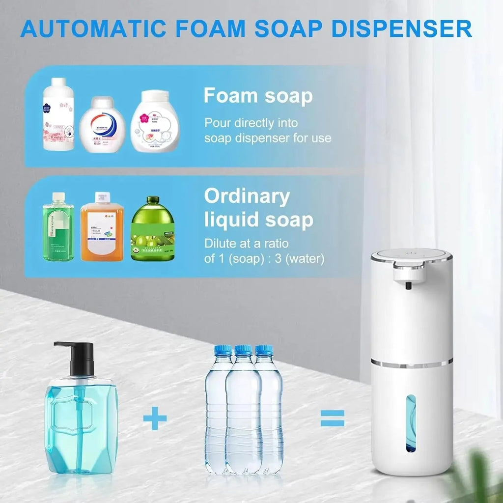 Automatic Soap Dispenser – Touchless Foaming USB Rechargeable