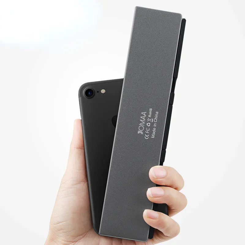 Foldable Bluetooth Keyboard with Magnetic Stand for Tablets