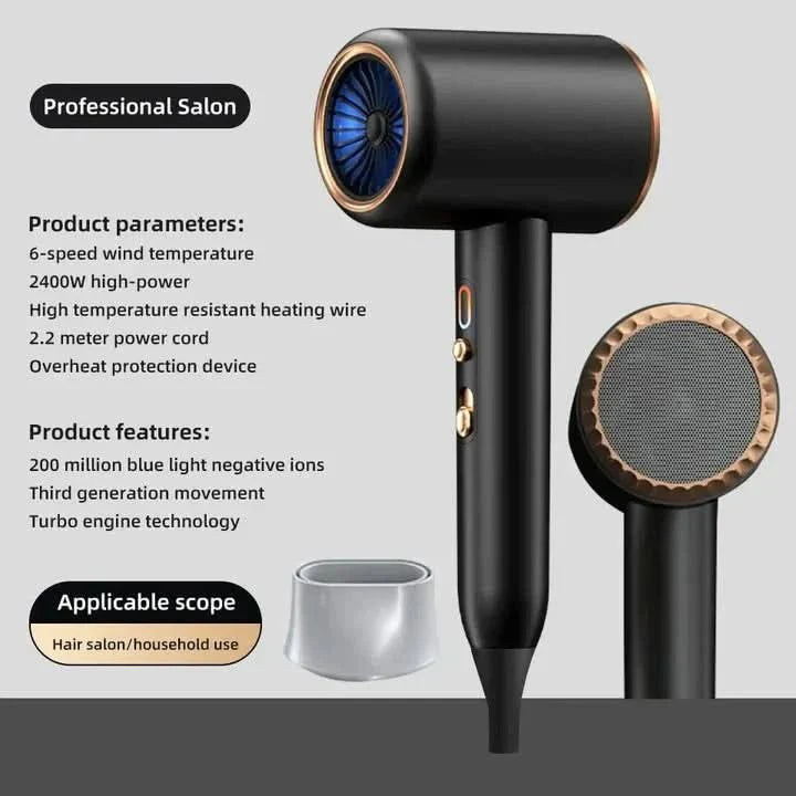 Ion technology & Stylish design for all hair types