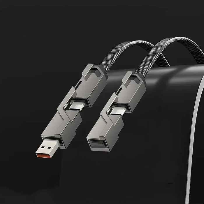4-in-1 Anti-Tangle-Charger