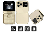 Foldable Dual-SIM Phone with 1.77-Inch HD Screen and TF Card Slot