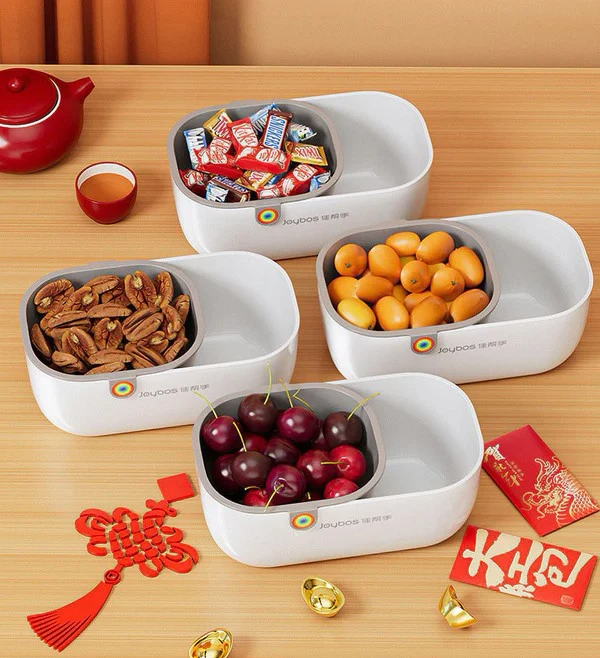 Practical Snack Bowl | 2-tier Design for Clean Snacking