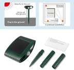 Solar Powered Ultrasonic Deer Repeller, Pack Of 4