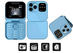 Foldable Dual-SIM Phone with 1.77-Inch HD Screen and TF Card Slot
