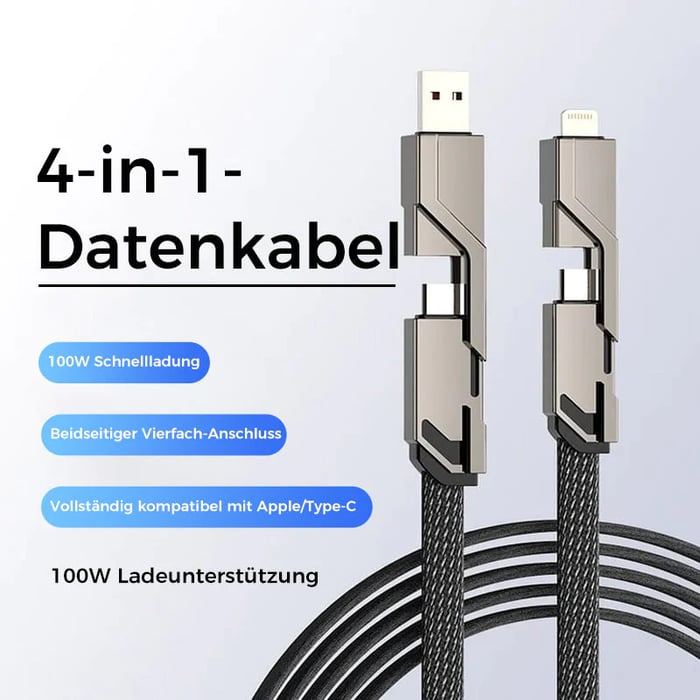 4-in-1 Anti-Tangle-Charger